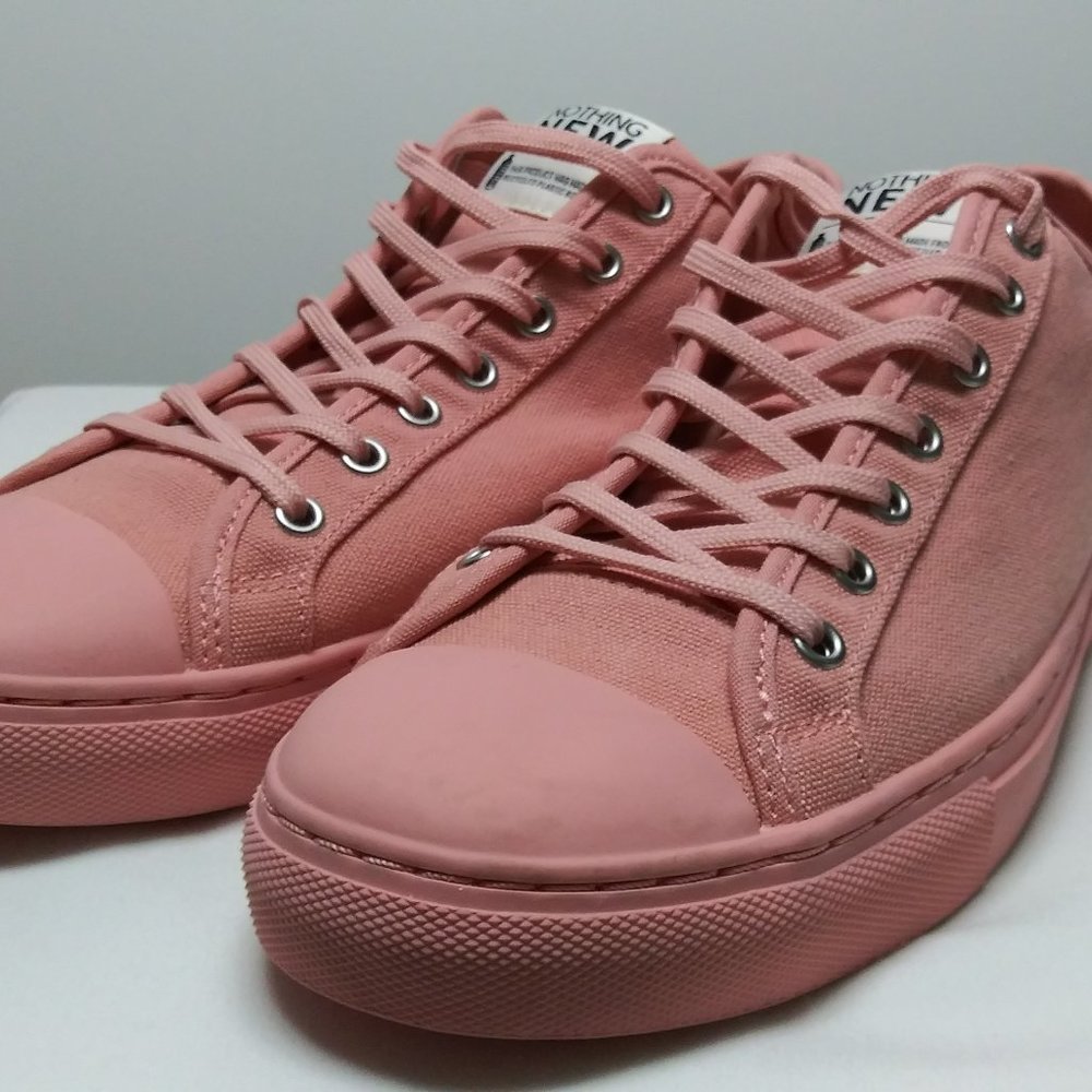 Nothing New Sneakers Women  9.5 Pink Canvas Upper Pink Rubber Soles  Used